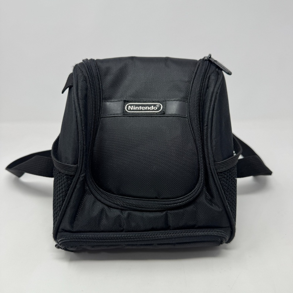 Nintendo Gameboy Mini Backpack Travel Carrying Case OEM Black Bag DS 3DS